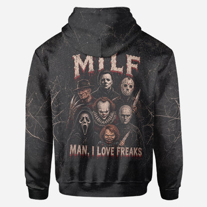 Classic Halloween Horror Characters - Personalized Horror Character All Over Shirt