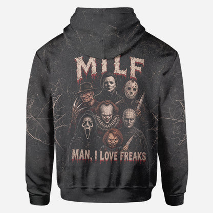 Classic Halloween Horror Characters - Personalized Horror Character All Over Shirt