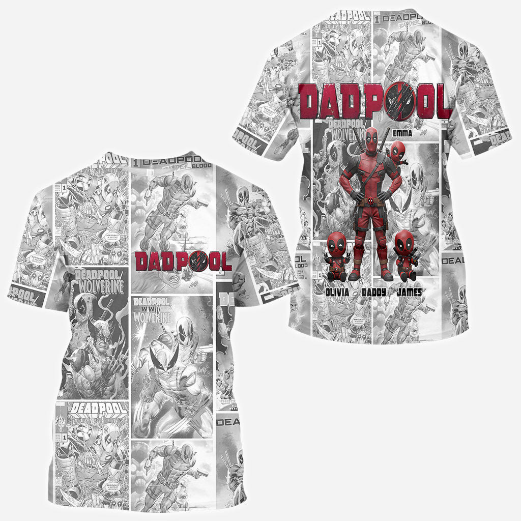 The Best Team Gift For Dad, Grandpa - Personalized Father All Over Shirt