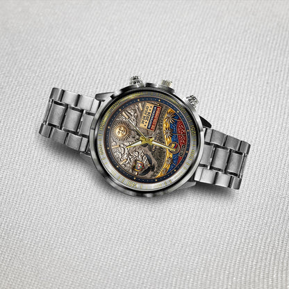 Independencia De Columbia - Personalized Expats Hand Watch