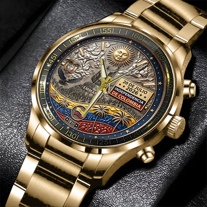 Independencia De Columbia - Personalized Expats Hand Watch