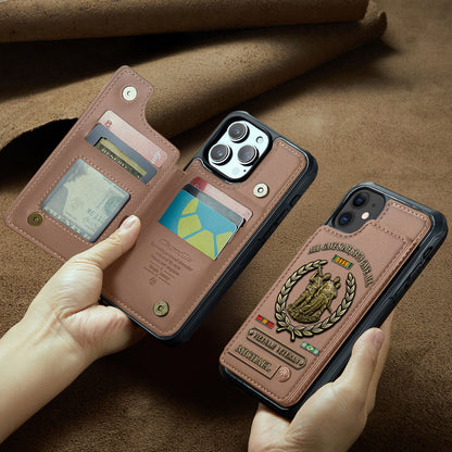 All Gave Some - Personalized Veteran Wallet Phone Case