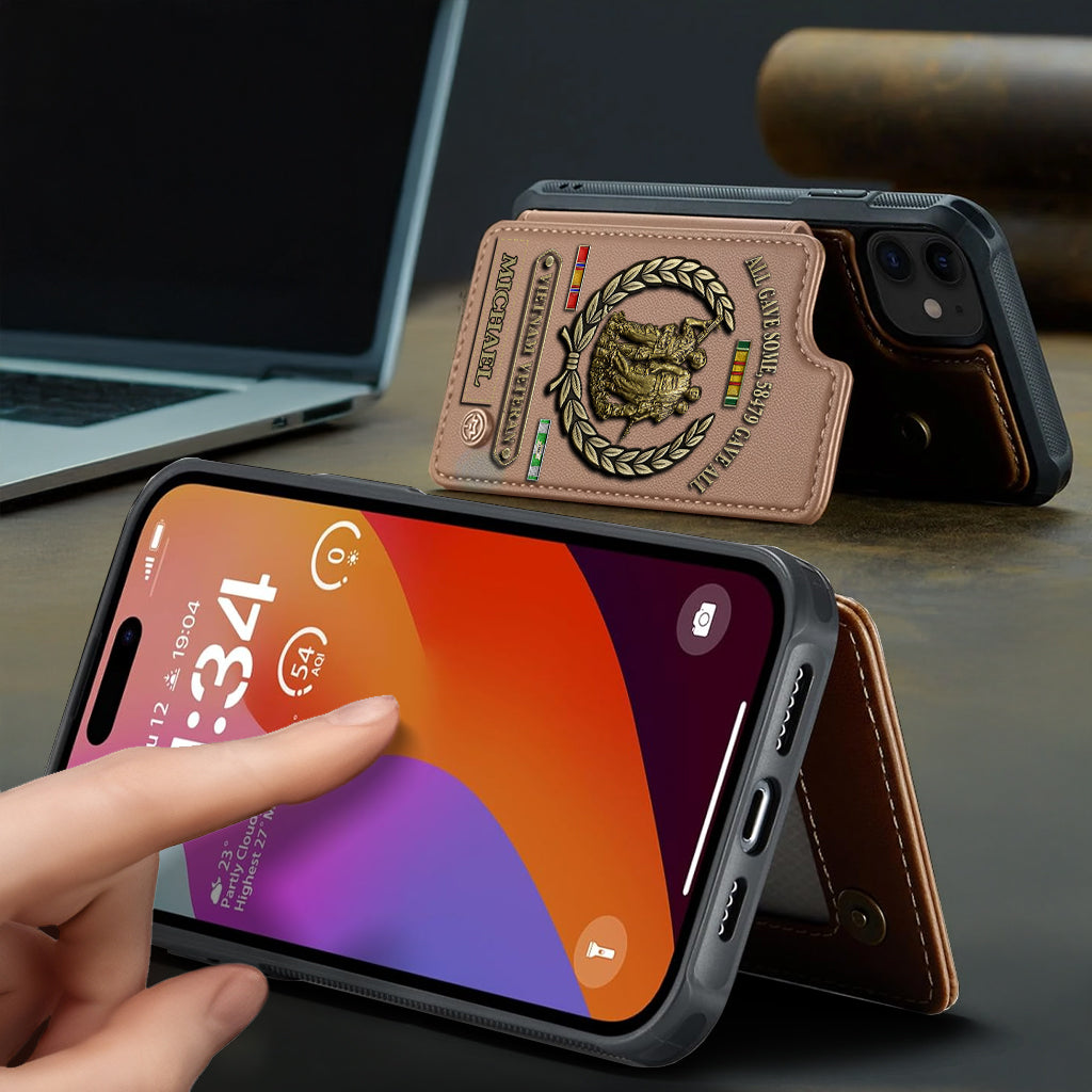 All Gave Some - Personalized Veteran Wallet Phone Case