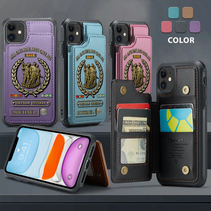 All Gave Some - Personalized Veteran Wallet Phone Case