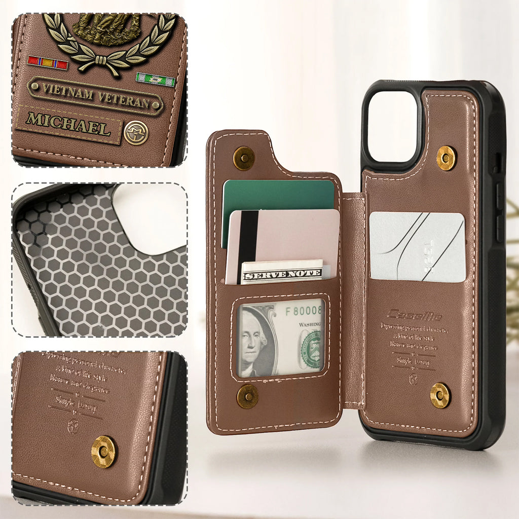 All Gave Some - Personalized Veteran Wallet Phone Case