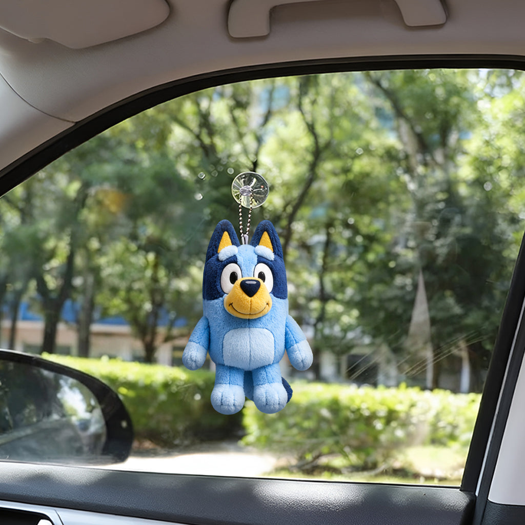 Happy 4th Of July - Personalized Bluey Tumbler With Plush Charm