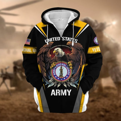Honoring All Who Served US - Personalized Veteran All Over Shirt