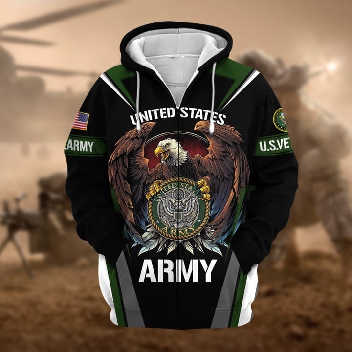 Honoring All Who Served US - Personalized Veteran All Over Shirt