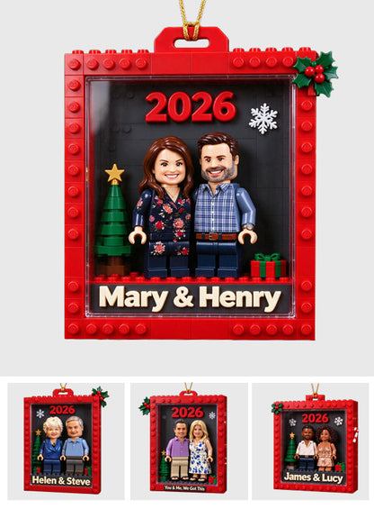 You & Me, We Got This - Personalized Couple Acrylic Box Ornament