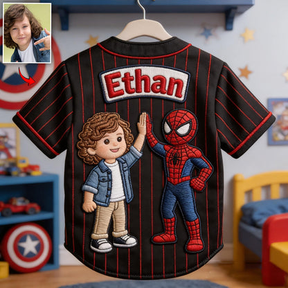 Spider Friend - Personalized Spider Baseball Jersey