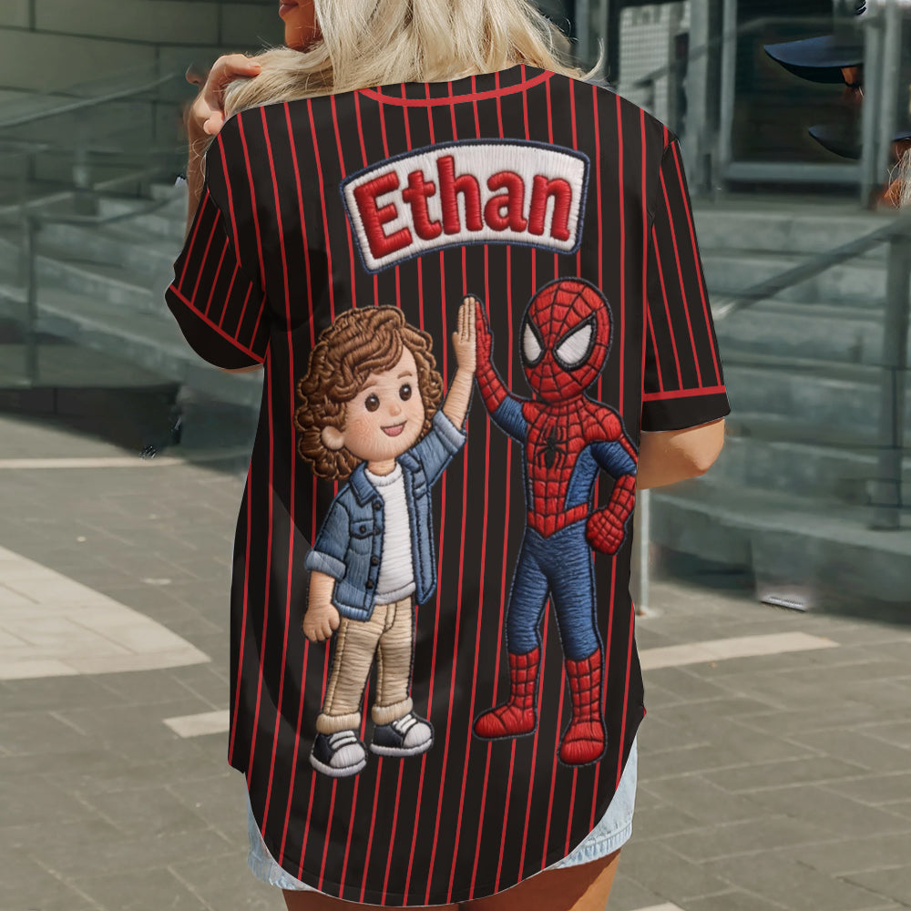Spider Friend - Personalized Spider Baseball Jersey