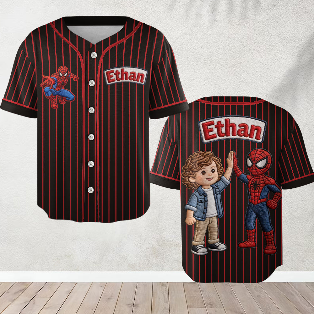 Spider Friend - Personalized Spider Baseball Jersey