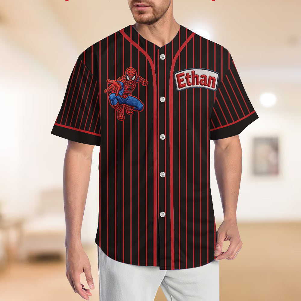 Spider Friend - Personalized Spider Baseball Jersey