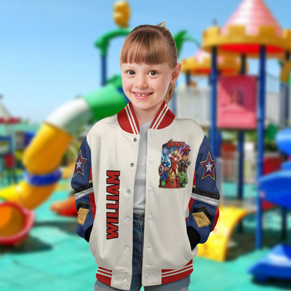 Avengers Legacy - Personalized Superhero Varsity Jacket