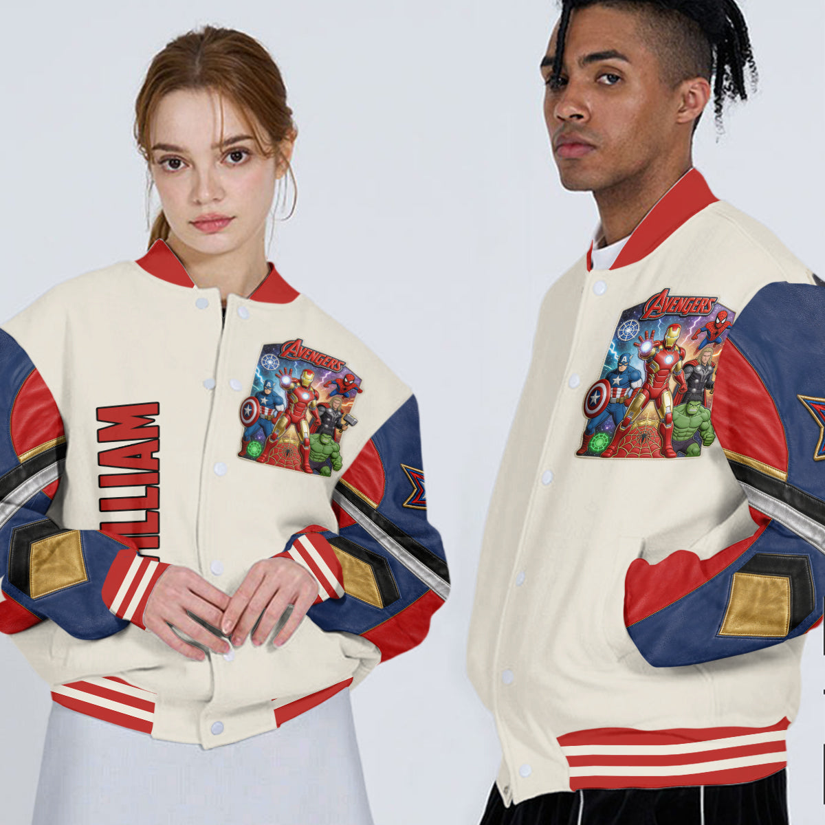 Avengers Legacy - Personalized Superhero Varsity Jacket