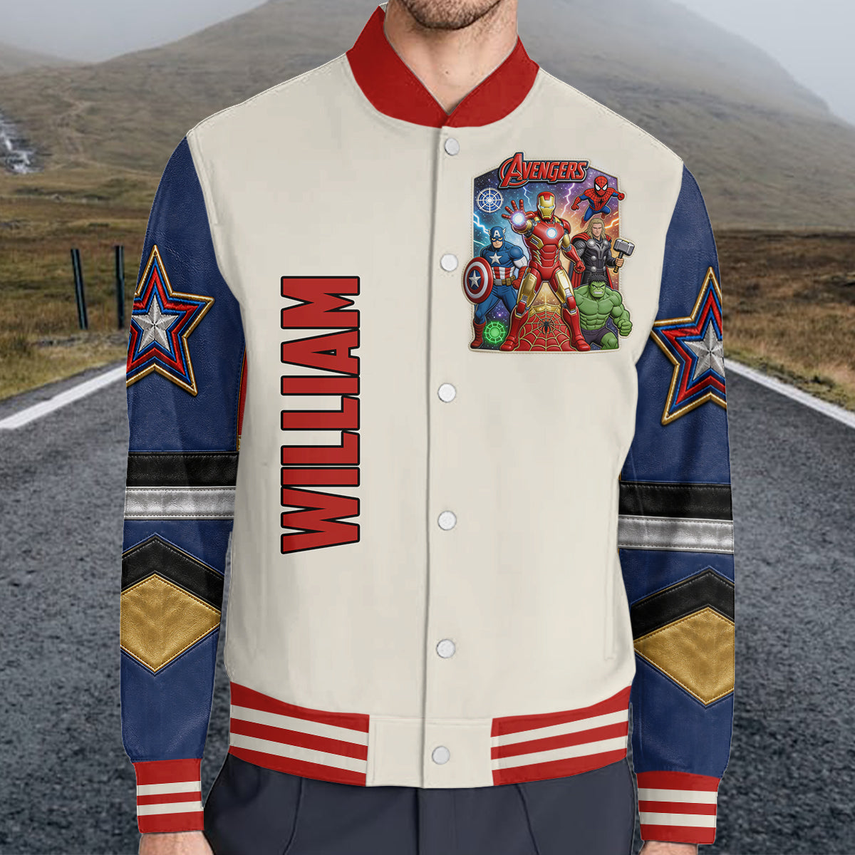 Avengers Legacy - Personalized Superhero Varsity Jacket