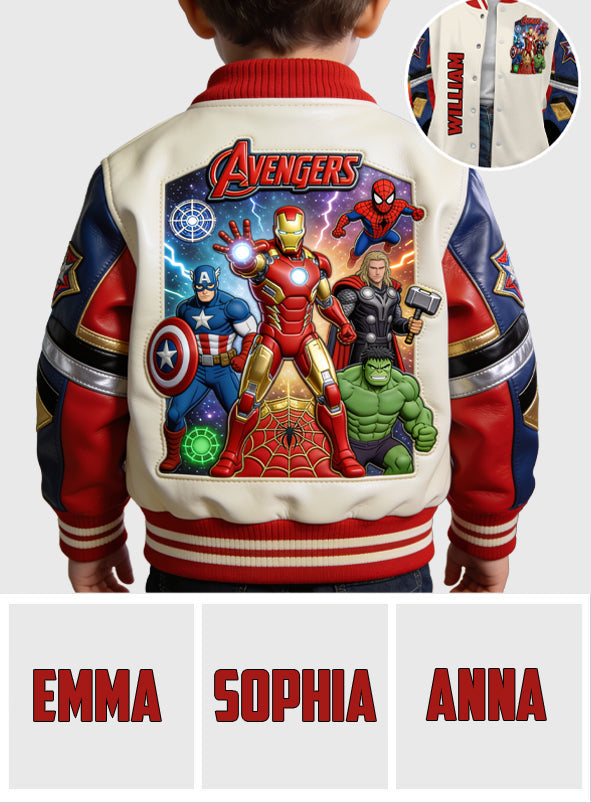 Avengers Legacy - Personalized Superhero Varsity Jacket