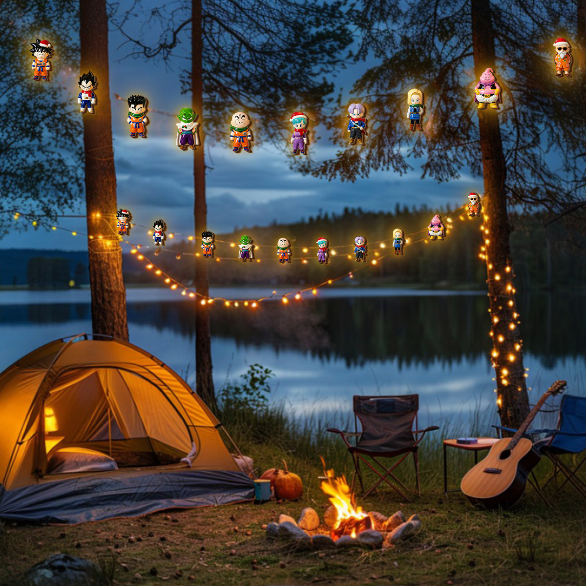 My Greatest Opponent Is Myself - Personalized Seven Balls String Lights
