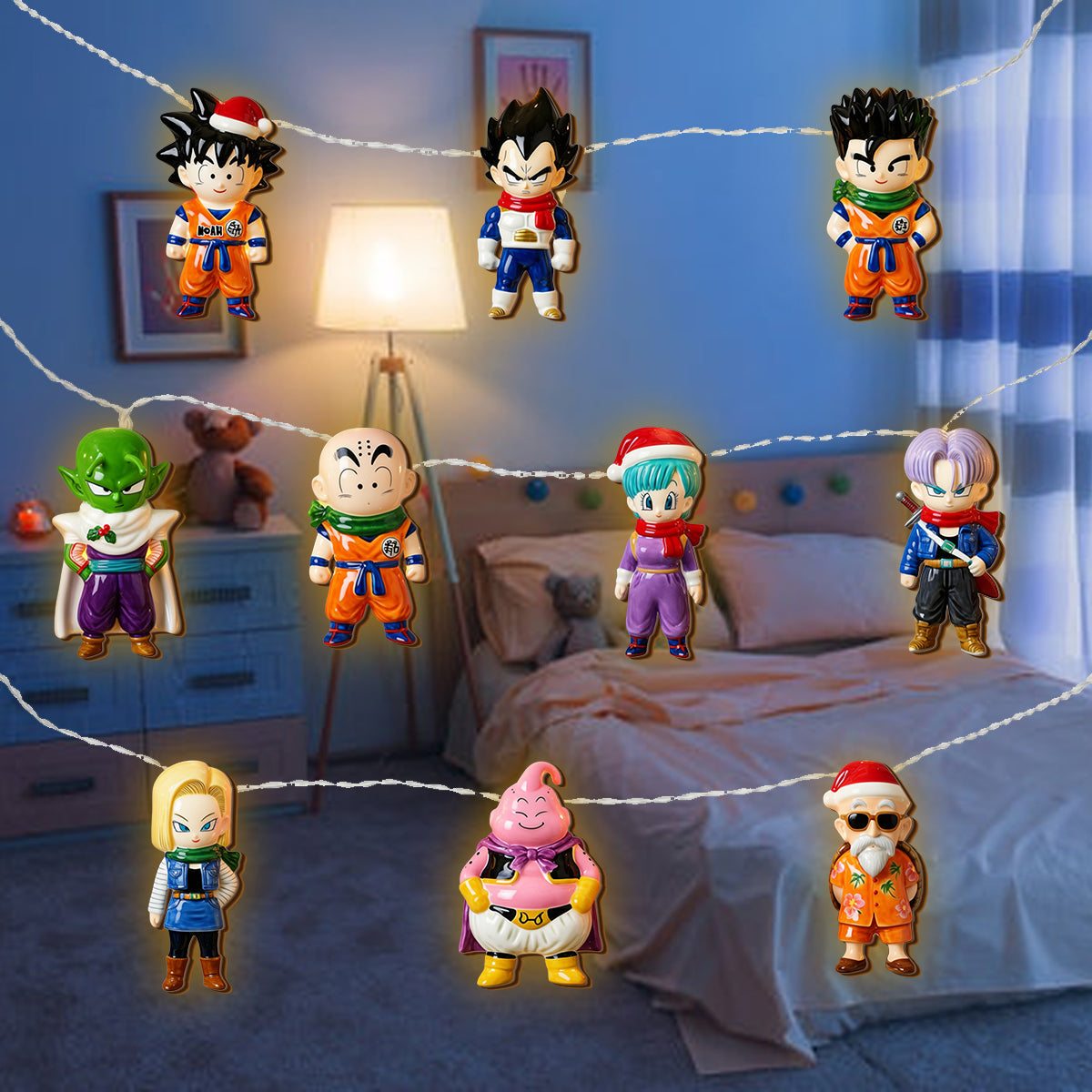 My Greatest Opponent Is Myself - Personalized Seven Balls String Lights