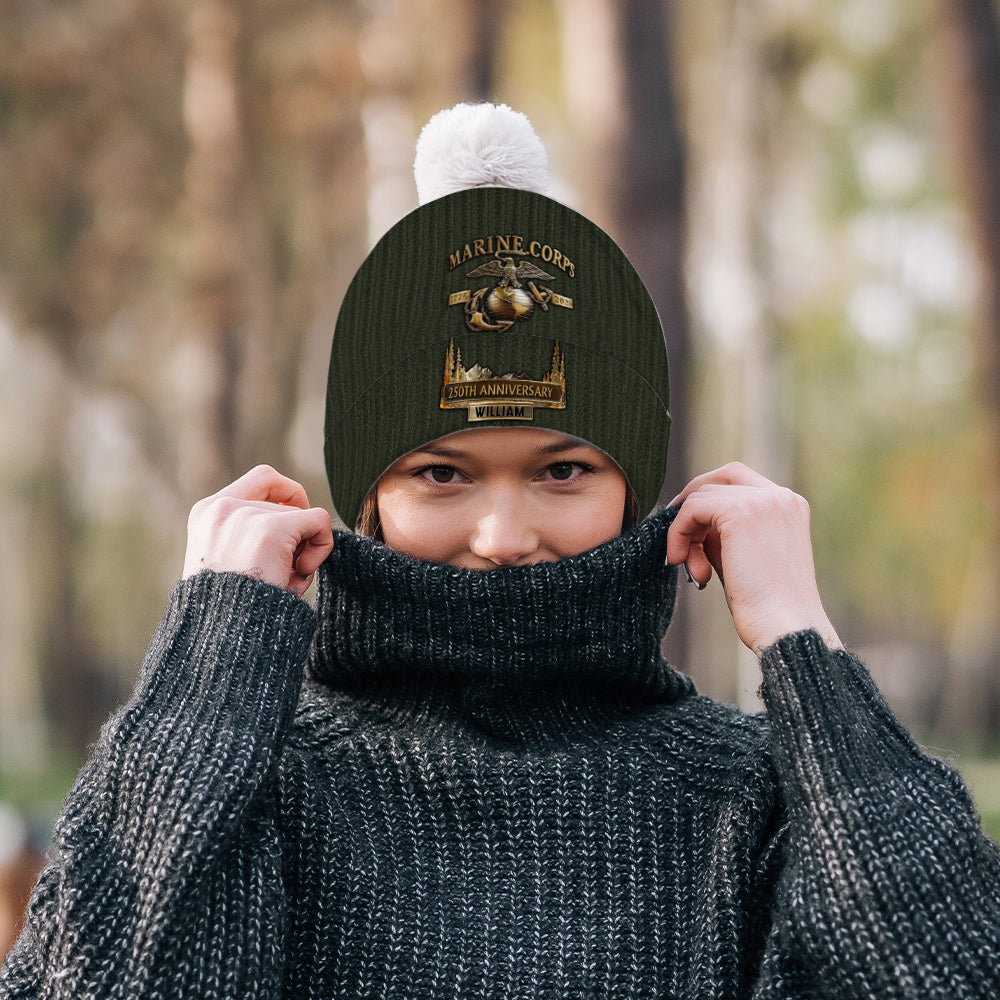 250th Anniversary - Personalized Veteran Beanie Hat