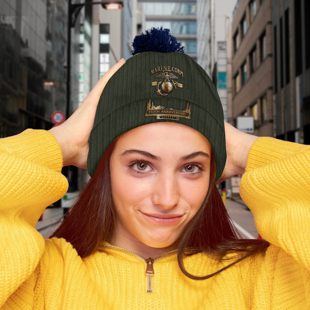250th Anniversary - Personalized Veteran Beanie Hat