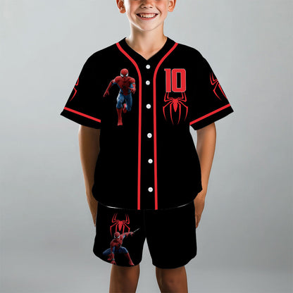 The Amazing Spider - Personalized Spider-Verse Kid Jersey Shirt & Shorts