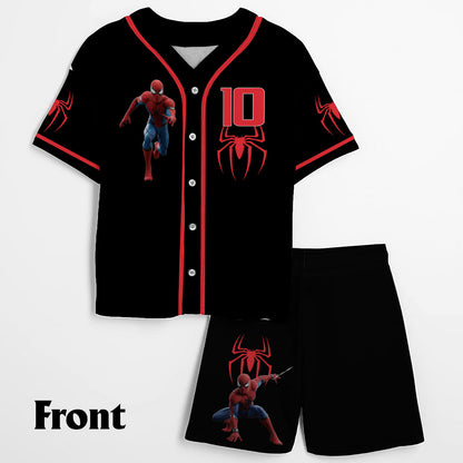 The Amazing Spider - Personalized Spider-Verse Kid Jersey Shirt & Shorts