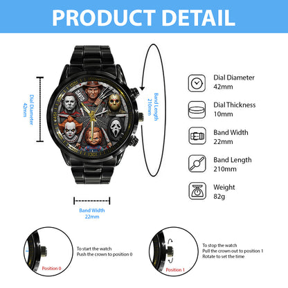 Scary Halloween - Personalized  Hand Watch