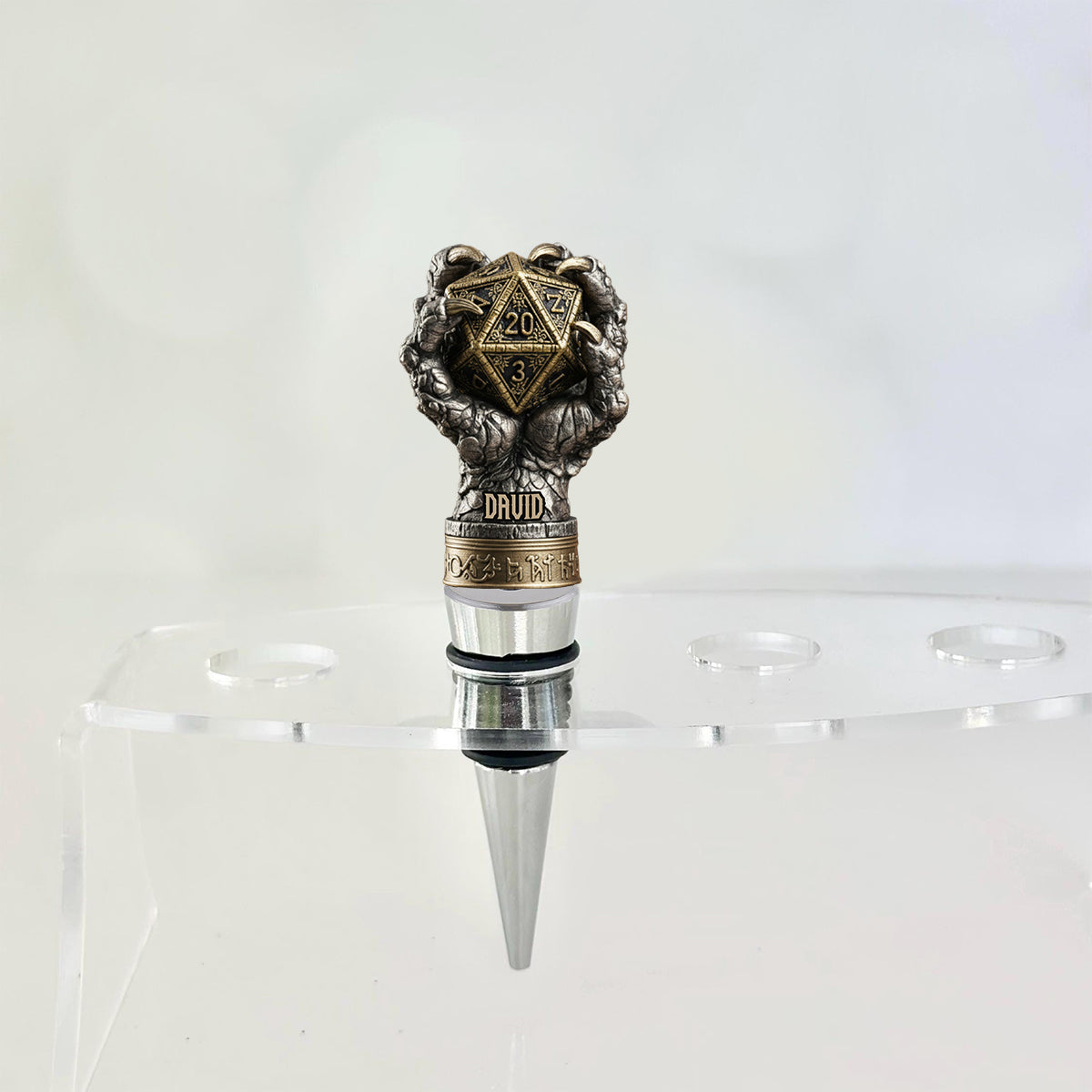 Drink And Dice - Personalized DD Lover Bottle Stopper