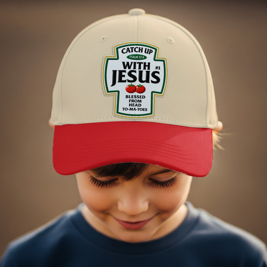 Funny Word Play, Faith In God - Personalized Christian Classic Cap & Leather Phone Case