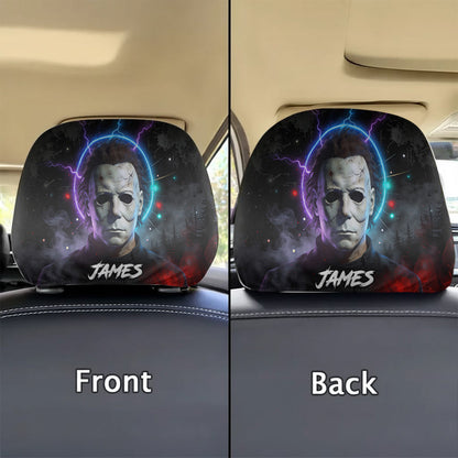 Horror Character - Personalized Horror Character Car Headrest Covers
