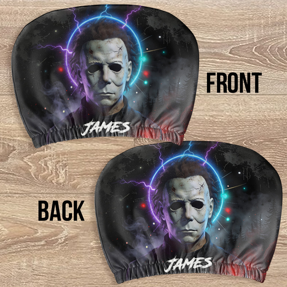 Horror Character - Personalized Horror Character Car Headrest Covers