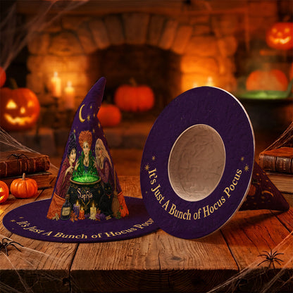 Halloween Time - Personalized Three Witches Quilt Witch Hat