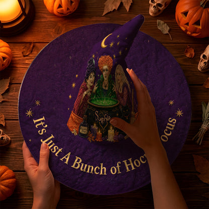 Halloween Time - Personalized Three Witches Quilt Witch Hat