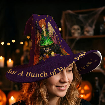 Halloween Time - Personalized Three Witches Quilt Witch Hat