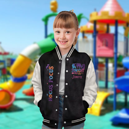 Tonight We Flight - Personalized Three Witches Varsity Jacket