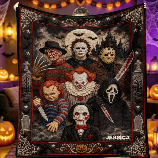 The Nightmare - Personalized Horror Character Blanket