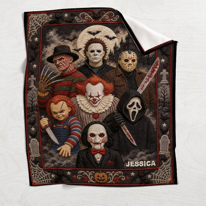 The Nightmare - Personalized Horror Character Blanket