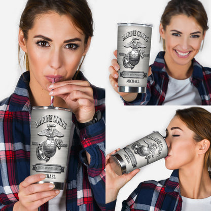 Proud Veteran - Personalized Veteran Tumbler