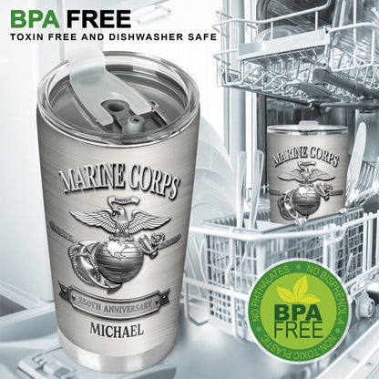 Proud Veteran - Personalized Veteran Tumbler