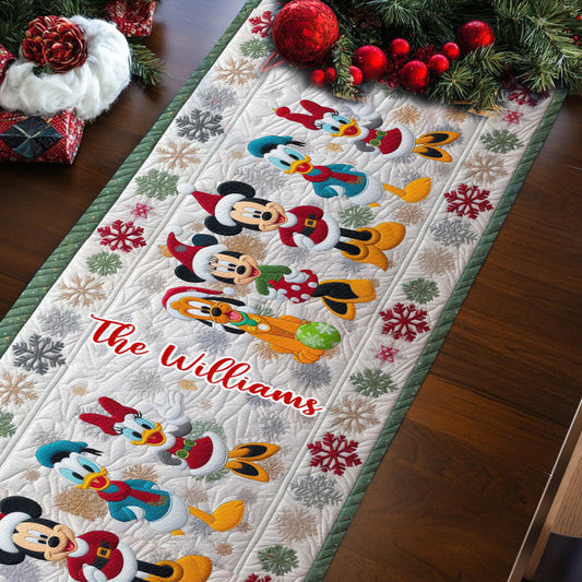 Magical Christmas - Personalized Mouse Table Runner