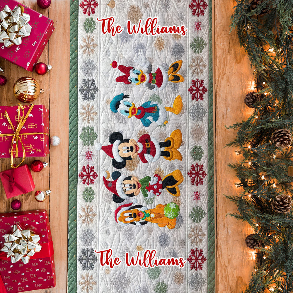 Magical Christmas - Personalized Mouse Table Runner