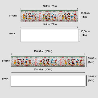 Magical Christmas - Personalized Mouse Table Runner