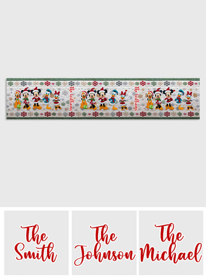 Magical Christmas - Personalized Mouse Table Runner