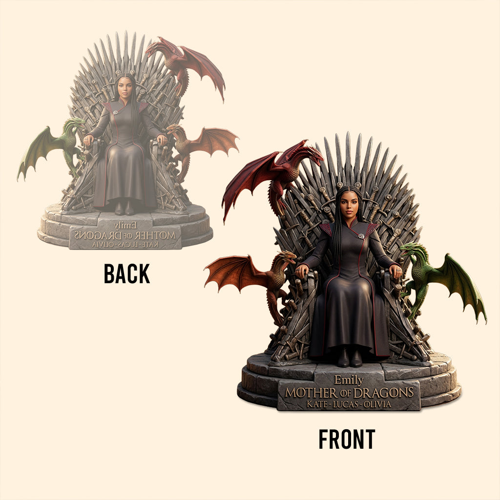 Mother Of Dragons - Personalized Thrones Game Custom Shaped Acrylic Plaque