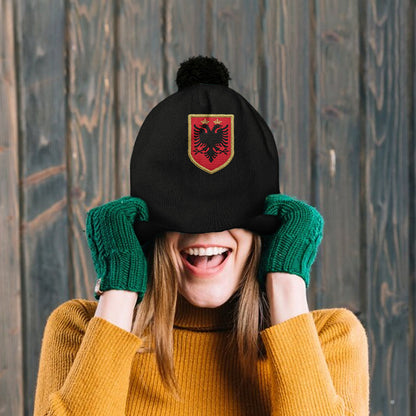 Proud Albania - Personalized Expats Beanie Hat