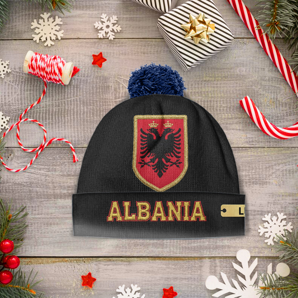 Proud Albania - Personalized Expats Beanie Hat