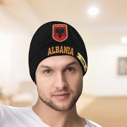 Proud Albania - Personalized Expats Beanie Hat