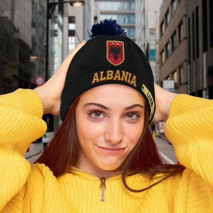 Proud Albania - Personalized Expats Beanie Hat