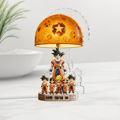 Best Dad Ever - Personalized Seven Balls Acrylic LED Night Light